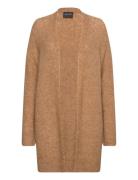 Thora Long Cardigan Tops Knitwear Cardigans Beige MOS MOSH