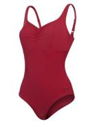 Womens Shaping Aquanite 1 Pc Sport Swimsuits Red Speedo