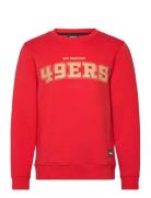 Watt_Nfl Tops Sweatshirts & Hoodies Sweatshirts Red BOSS