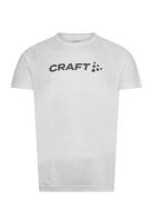 Core Essence Logo Tee M Sport T-Kortærmet Skjorte White Craft