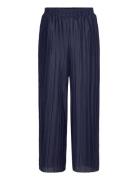 Wa-Scarlet Bottoms Trousers Wide Leg Navy Wasabiconcept