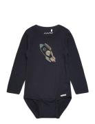 Body Ls Bodies Long-sleeved Navy Minymo