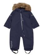 Toddler Padded Jumpsuit With Fur Outerwear Coveralls Snow-ski Coverall...