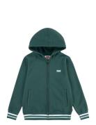 Levi's® Varsity Zipped Hoodie Tops Sweatshirts & Hoodies Hoodies Green...