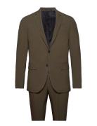 Plain Mens Suit - Normal Length Habit Green Lindbergh