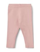 Rib Leggings Maddy Bottoms Leggings Pink Wheat