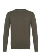 Inancona Crewneck Tops Knitwear Round Necks Green INDICODE