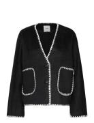 Objlola Ls Lo Jacket E Au Div Uldjakke Jakke Black Object