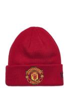 Essential Y Cuff Beanie Manut Accessories Headwear Hats Beanie Red New...