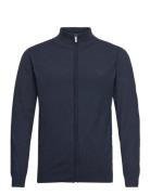 Inancona Full Zip Tops Knitwear Full Zip Jumpers Navy INDICODE