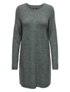 Onlcarol L/S Dress Knt Kort Kjole Green ONLY