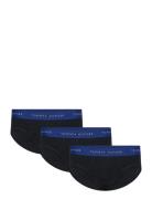 3P Brief Wb Underbukser Y-front Briefs Blue Tommy Hilfiger