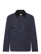 Cotton Work Jacket Tynd Jakke Navy GANT