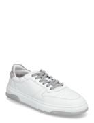 Ace - White / Light Grey Leather Low-top Sneakers White Garment Projec...