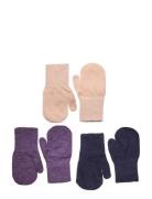 Magic Mittens Knit 3-Pack Accessories Gloves & Mittens Mittens Multi/p...