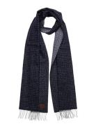 Double Face Scarf Accessories Scarves Winter Scarves Navy Amanda Chris...