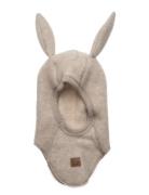 Wool Fullface W Bunny Ears Accessories Headwear Balaclava Cream Mikk-l...