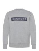 Hs Essential Sp Crew Tops Sweatshirts & Hoodies Sweatshirts Grey Hacke...