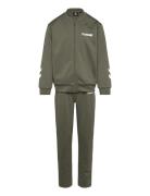 Hmltukas Tracksuit Sets Tracksuits Khaki Green Hummel