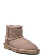 Rkbrisbane Shearling Boots Vinterstøvler Pull On Brown Rosemunde Kids