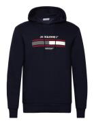 Jjsouth Sweat Hood Tops Sweatshirts & Hoodies Hoodies Navy Jack & J S