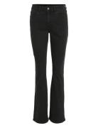 Vibetty Rw Flared Jeans Blk Osc221-Noos Bottoms Jeans Flares Black Vil...