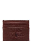 Heritage Leather Card Case Accessories Wallets Cardholder Brown Polo R...