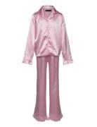 Nlfnighty Pyjamas Set Pyjamassæt Pink LMTD