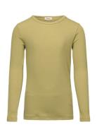 Tani Tops T-shirts Long-sleeved T-Skjorte Green MarMar Copenhagen