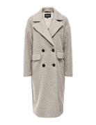 Onlvaleria Piper Coat Otw Cc Outerwear Coats Winter Coats Grey ONLY