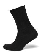 Julia Glitter Sock Lingerie Socks Regular Socks Black Mp Denmark