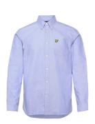 Plain Oxford Shirt Tops Shirts Casual Blue Lyle & Scott