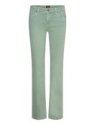 Marion Straight Bottoms Jeans Straight-regular Green Lee Jeans