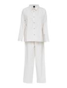 Pilen Yarndyed Flannel Pyjamas Pyjamas Nattøj White Høie Of Scandinavi...