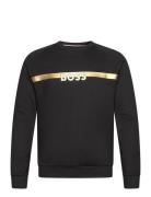 Authentic Sweatshirt Tops Sweatshirts & Hoodies Sweatshirts Black BOSS