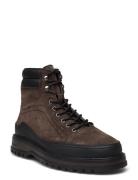 Clafton Mid Boot Snørestøvler Brown GANT