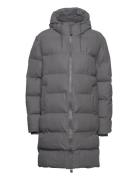 Alta Long Puffer Jacket W3T4 Foret Jakke Grey Rains
