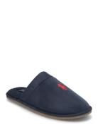 Microsuede-Klarence-Ds-Slp Slippers Hjemmesko Navy Polo Ralph Lauren