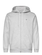 Tjm Reg S Flag Hoodie Ext Tops Sweatshirts & Hoodies Hoodies Grey Tomm...