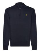 1/4 Zip Jumper Tops Sweatshirts & Hoodies Sweatshirts Navy Lyle & Scot...