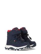 Tommy Hilfiger Warm Winter Boots Vinterstøvler Med Snøre Navy Tommy Hi...