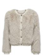 Onlvada Faux Fur Mix Jacket Otw Outerwear Faux Fur Cream ONLY