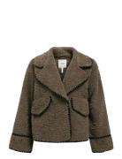 Objshiren Jacket Rep Outerwear Faux Fur Brown Object