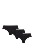 Seamless String 3-Pack Cotton G-streng Undertøj Black Missya