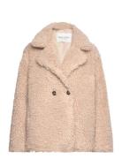 Woven Outdoor Jackets Outerwear Faux Fur Beige Marc O'Polo