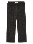 Nkfrunic Sequin Wide Pant Bottoms Trousers Black Name It