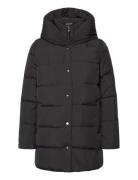 Hooded Down Coat Foret Jakke Black Lauren Ralph Lauren