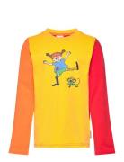 Glada Pippi Tröja Tops T-shirts Long-sleeved T-Skjorte Multi/patterned...
