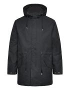 Harrison Parka Jet Black Parka Jakke Black LEVI´S Men