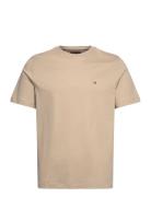 Ess Seasonal Reg Fit Solid Tee Tops T-Kortærmet Skjorte Beige Tommy Hi...